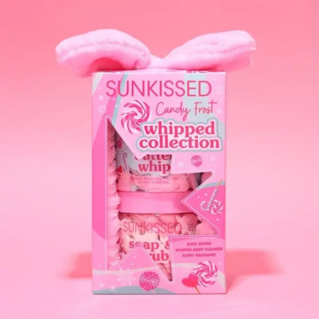 Sunkissed dárková sada,  Candy Frost Whipped Soap and Butter Collection, 3ks