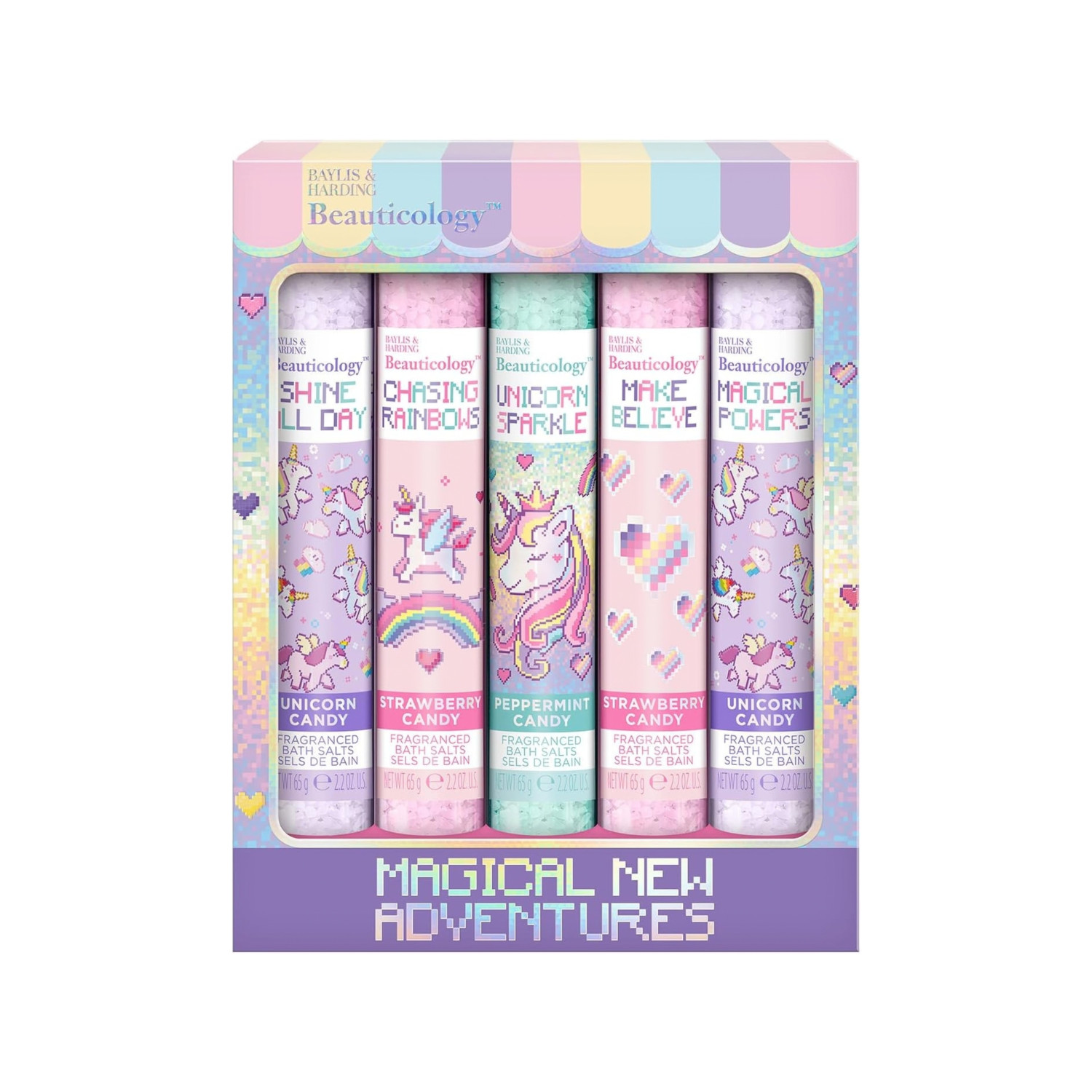 Baylis & Harding dárková sada Beauticology Sprinkled With Love Gift Set, 5x65g