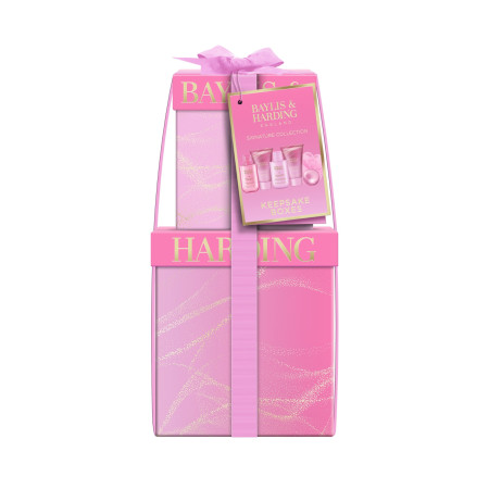 Baylis & Harding dárková sada, Jojoba, Vanilla & Almond Oil Luxury Pamper Present Set, 6ks