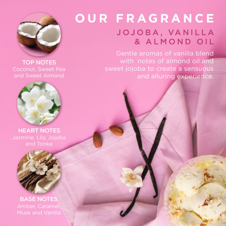 Baylis & Harding dárková sada, Jojoba, Vanilla & Almond Oil Luxury Pamper Present Set, 6ks