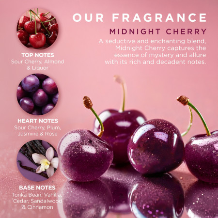 Baylis & Harding dárková sada, Wild Cherry & Vanilla Luxury Pamper Present Gift Set, 6ks