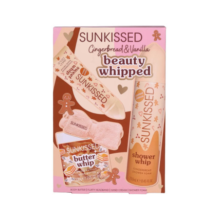 Sunkissed dárková sada Gingerbread & Vanilla Beauty Whipped, 4ks