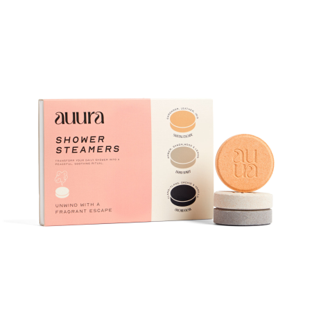 Face Facts Auura aromatické šumivky do sprchy, Santal Escape, Boho Spirit & Orchid Dusk, 6ks