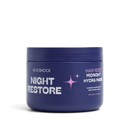 Headshock noční hydratační maska na vlasy, Night Restore Hair Reset, 300ml
