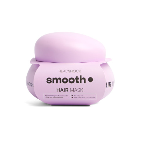Headshock uhlazující maska na krepatějící se vlasy s kyselinou hyaluronovou, Smooth, 200ml