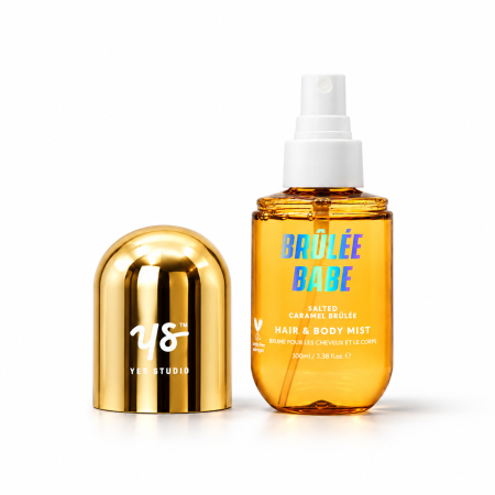 Yes Studio voňavá mlha na tělo a vlasy Salted Caramel Brulee Hair & Body Mist, 100ml