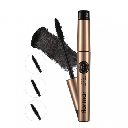 Flormar řasenka Triple action, 8ml