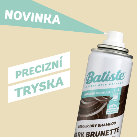 Batiste suchý šampon pro tmavě hnědé vlasy, 200ml 