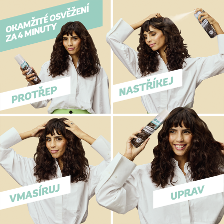 Batiste suchý šampon pro tmavě hnědé vlasy, 200ml 