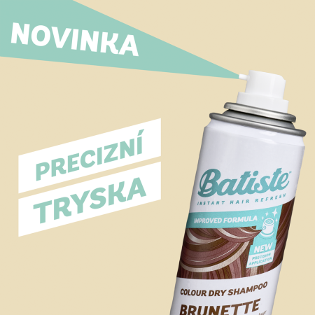 Batiste suchý šampon pro středně hnědé vlasy, 200ml 