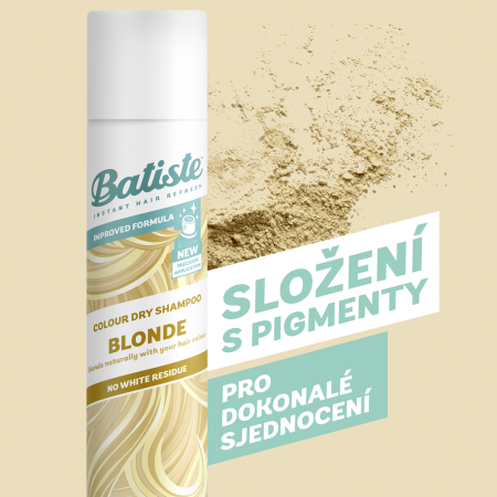 Batiste suchý šampon pro blond vlasy, 200ml 