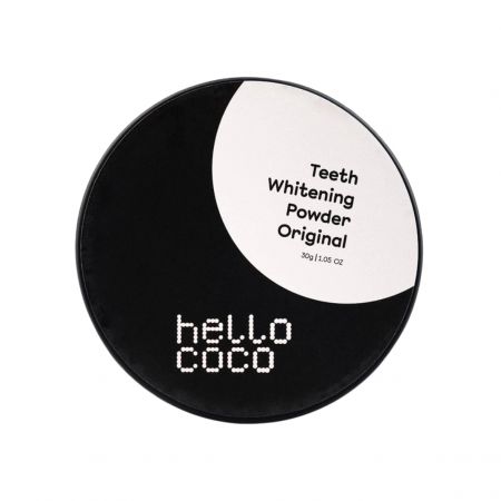 hello coco aktivní uhlí na bělení zubů, Original, 30g
