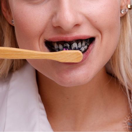 hello coco aktivní uhlí na bělení zubů, Original, 30g