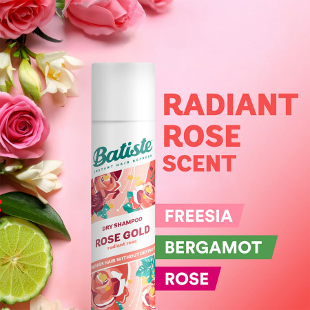 Batiste suchý šampon Rose Gold, 200ml 