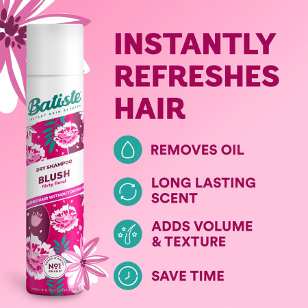 Batiste suchý šampon Blush, 200ml 